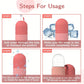 Silicone Ice Cube Facial Roller & Cleansing Scrub